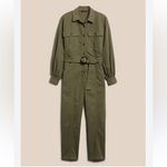 Banana Republic  Iguana Green Utility Jumpsuit Photo 1