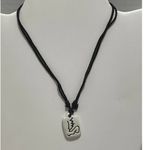 None Chinese Astrology Porcelain Horse Necklace Black‎ Photo 1