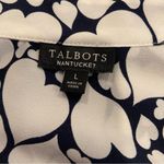 Talbots  Novelty Heart Print Valentines Day Button Down Portofino Shirt Sz Large Photo 10