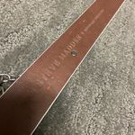 Steve Madden  women WHITE AND silver hanging CHAIN leather BELT Photo 5