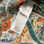 Cupshe Women's Floral V Neck Button Front Bell Sleeve Blouse Top XL Photo 7