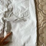Loft High Rise Kick Crop Jeans in White Size 14 Photo 12