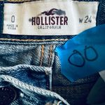 Hollister Denim Shorts Size 0W 24 Blue Destroyed Photo 4