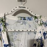 Veronica Beard NWOT Dewey Floral Cotton Belted Mini Dress in Off White Multi 12 Photo 4