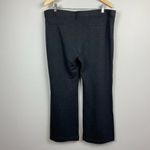 Betabrand Dress Yoga Pants 2XL Petite Gray Classic Boot Cut Office Career Photo 2