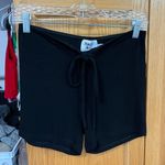 Princess Polly Black Tie Up Shorts Photo 0