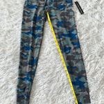 Catherine Malandrino  Women’s 2 piece set leggings & tank top in blue Camo Medium Photo 9