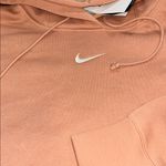 Nike  Woman’s Coral Sportswear Phoenix Fleece Pullover Hoodie Size X-Large Photo 3