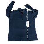 Vineyard Vines Women's Jersey 1/4 zip pullover Blue Blazer Size S Photo 8