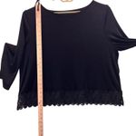 Chico's Boxy Slinky Knit Blouse XXL Or 4 Photo 11