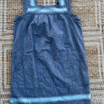 Faherty  Organic Cotton Denim Shift Dress Women’s M Blue Cottagecore Photo 0