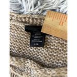 Apostrophe Women's‎  Beige Knit Sweater L Warm Boat Neck  Acrylic Photo 3