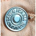 7 For All Mankind  Peach‎ Skinny Jeans Stretch Denim Pants Women's Size 28 Photo 9