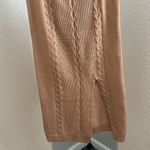 Calvin Klein Tan Cable Knit Pencil Skirt Size M Photo 2