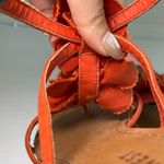 Nine West Orange Floral Sandals Photo 9