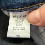 Pistola Womens Jeans Sz 26 Blue Ankle Zip Medium Wash P6644 Distressed Skinny Photo 5