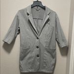 Free People Gray Womens Whole Story Knit Jacket Photo 4