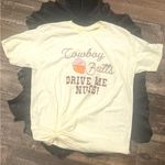 Tultex Cowboy Butts Drive Me Nuts ‘ Western T-shirt Sz L Photo 1