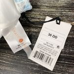 Shade & Shore  Blue Tan Gray Snakeskin Animal Print Underwire Contour Bikini Top Photo 5