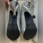 Rampage  Grace style sparkly silver high heel, open toe sandal; size 6.5 Photo 4