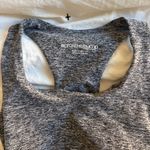 Beyond Yoga Spacedye Bases Covered maternity tank top gray heather ruched sides Size L Photo 2