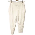 Nasty Gal  Size 4 White Soft Knit Pull On‎ Ankle Jogger Drawstring Lounge Pants Photo 4
