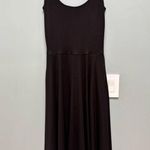 Reformation  Rou Knit Sleeveless Midi Dress in Black Jersey S Photo 7