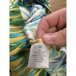 Dressbarn Sheeth Dress Size 14 Women Sleeveless Zip Hawaiian Tropical Floral Photo 5