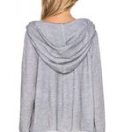 Wildfox  Couture Lace Up Hoodie in Heather Photo 2