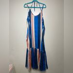 Lemlem  Vibrant Striped maxi summer holiday dress size L Photo 2