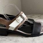 Aquatalia  Marvin K Color Block Slingback Sandals Size 8 Photo 0