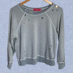 n:philanthropy 🛎️ 5/$20 n: Philanthropy Gayla Distressed Sweatshirt Size S Photo 0