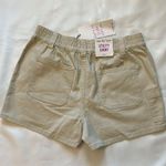 Vanilla Star Jeans Vanilla Star Double Button Cargo Shorts Khaki Junior Size 11 Photo 1