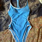 Wild Fable One Piece Blue Swimsuit Photo 0