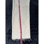 Madewell  Women's Ripped Knee‎ Baggy Straight Leg Jeans Raw Hem White Size 29 Photo 9