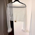 White Mesh T Photo 2