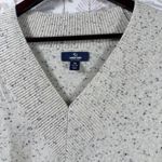 Lands' End Women's 1X 100% Cashmere V-Neck Sweater Flecked Off-White NWOT Plus Photo 4