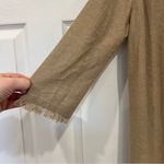 J. Jill Shell Tank Open Front Cardigan Set Fringe Sleeve Womens Large Petite Tan Size undefined Photo 8