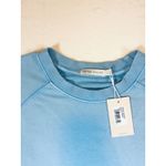 Peter Millar  Womens Sweatshirt Dress Light Blue Crew Neck Long Sleeve Size L Photo 3
