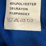 Amazon Blue Lace Sleeve V-Neck Top – Medium, Elegant & Feminine Photo 7