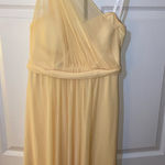 David's Bridal David’s Bridal | Bridesmaids Dress | Knee Length | Size 4 | Color: Canary Photo 0