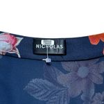 Nicholas Navy Blue Floral Pin Tuck Silk Mini Dress | U.S. Woman’s Size 2 Photo 11