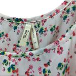 Truth Floral Baby Doll Tiered White/Pink Tank Top White Size 1X Photo 1