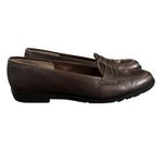 Salvatore Ferragamo  Women's Bronze Leather Penny Loafers Shoes Size 7.5 2A Photo 1