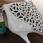 Zigi Soho NEW Drift Caged Peep Toe Ankle Bootie Rhinestone Glitter Heels Size 8 Photo 7