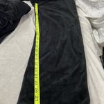 Hue Two piece large  Black velour Plush suit two piece zip up hoodie pant set Photo 13