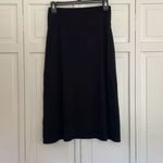 Eileen Fisher black viscose jersey stretch pull on pencil skirt xs Photo 3