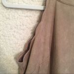 Lily Rain  Sleeveless Scalloped Mini Dress Tan S/M Photo 3