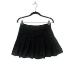 J. Galt  Womens Black Preppy Academia Tennis Pleated Mini Skirt Medium Tenniscore Photo 1