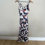 Market & Spruce  Alisha Knit Floral Strappy Back Maxi Dress Stitch Fix NWT XS Photo 9